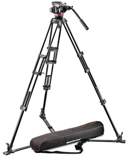 Manfrotto MVH502A, 546GB-1 штатив алюм. 546GB + голова MVH502A видео 3/ 168/ 83/ 5,5/ 7 (сек/ выс/ слож/ ве