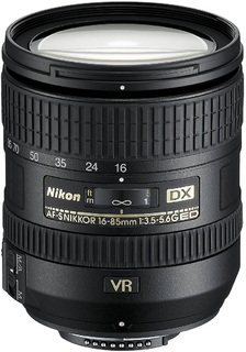 Объектив Nikon 16-85 mm f/ 3.5-5.6G VR DX ED AF-S