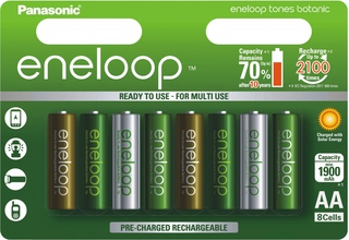 Аккумулятор Panasonic Eneloop AA 1900 mAh (8шт) Botanic Edition BK-3MCCE/ 8TE