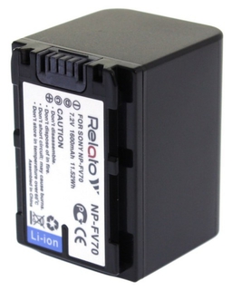 Аккумулятор Relato NP-FV70 (Sony NP-FV70)  7.2V, 1600mAh