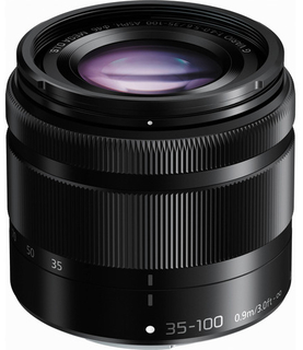 Объектив Panasonic Lumix 35-100mm f/ 4.0-5.6 G Vario Asph Mega OIS черный (H-FS35100E-K)