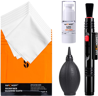 Набор для очистки оптики K&F Concept 4в1 Cleaning Kit (Карандаш,Груша,Жидкость,Салфетки) (1618)