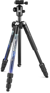 Manfrotto MKELMII4BL-BH Штатив Element MII с шар.головой в комплекте, 4 секции, алюм., синий