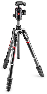 Manfrotto MKBFRTC4GT-BH Штатив Befree GT с шар.головой MH496, 4 секц.,карбон., черный