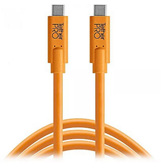 Кабель Tether Tools TetherPro USB-C to USB-C 1m Orange (CUC03-ORG)