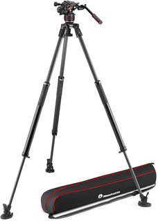 Manfrotto MVK608SNGFC Комплект карбон. видеоштатива одинарными ногами  MVTSNGFC одинарными ногами, ч